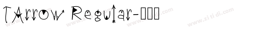TArrow Regular字体转换
